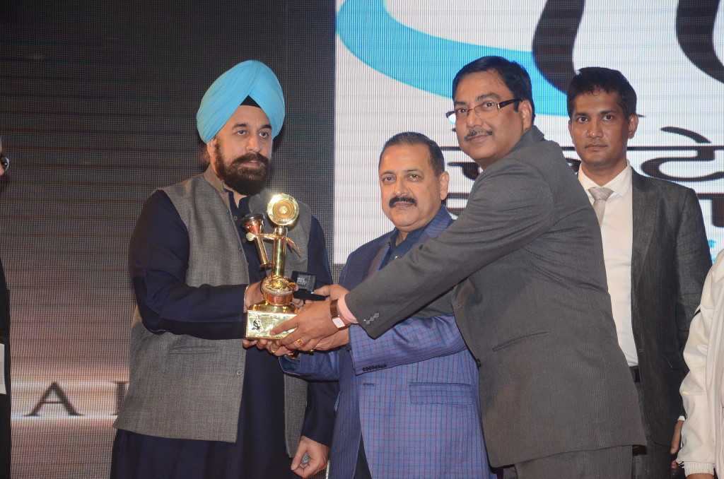 RailTel Corporation of India receiving the Digital India award at the 6th Aegis Graham Bell Awards