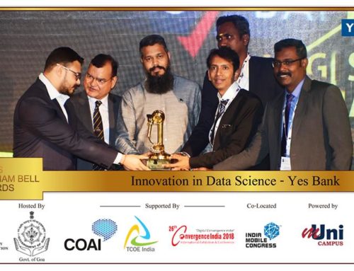 YES BANK bags prestigious Aegis Graham Bell Award 2018 for ‘Innovation in Data Science’