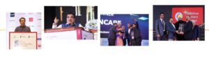 Aegis Graham Bell Awards keynote address by Shri Nitin Gadkari, Jayant Chaudhary, Dr. Jitendra Singh, and Manoj Singh.