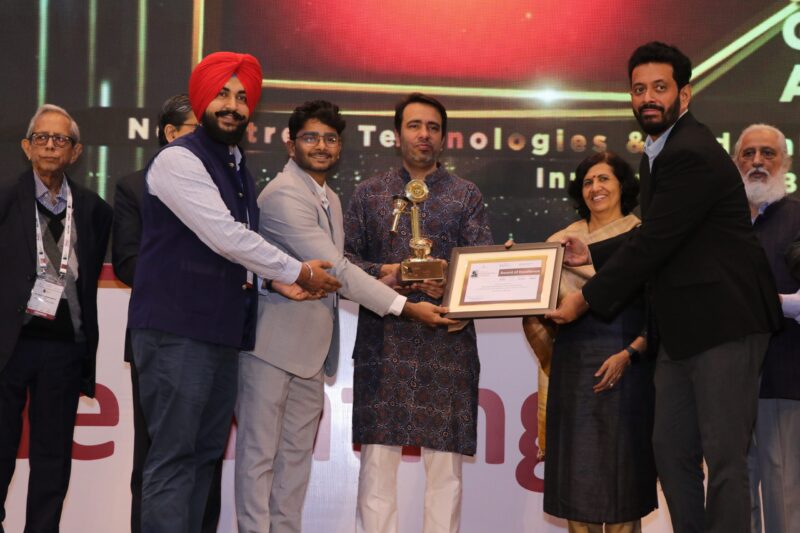 New Street Technologies receiving the Innovation in Banking award at the 15th Aegis Graham Bell Awards